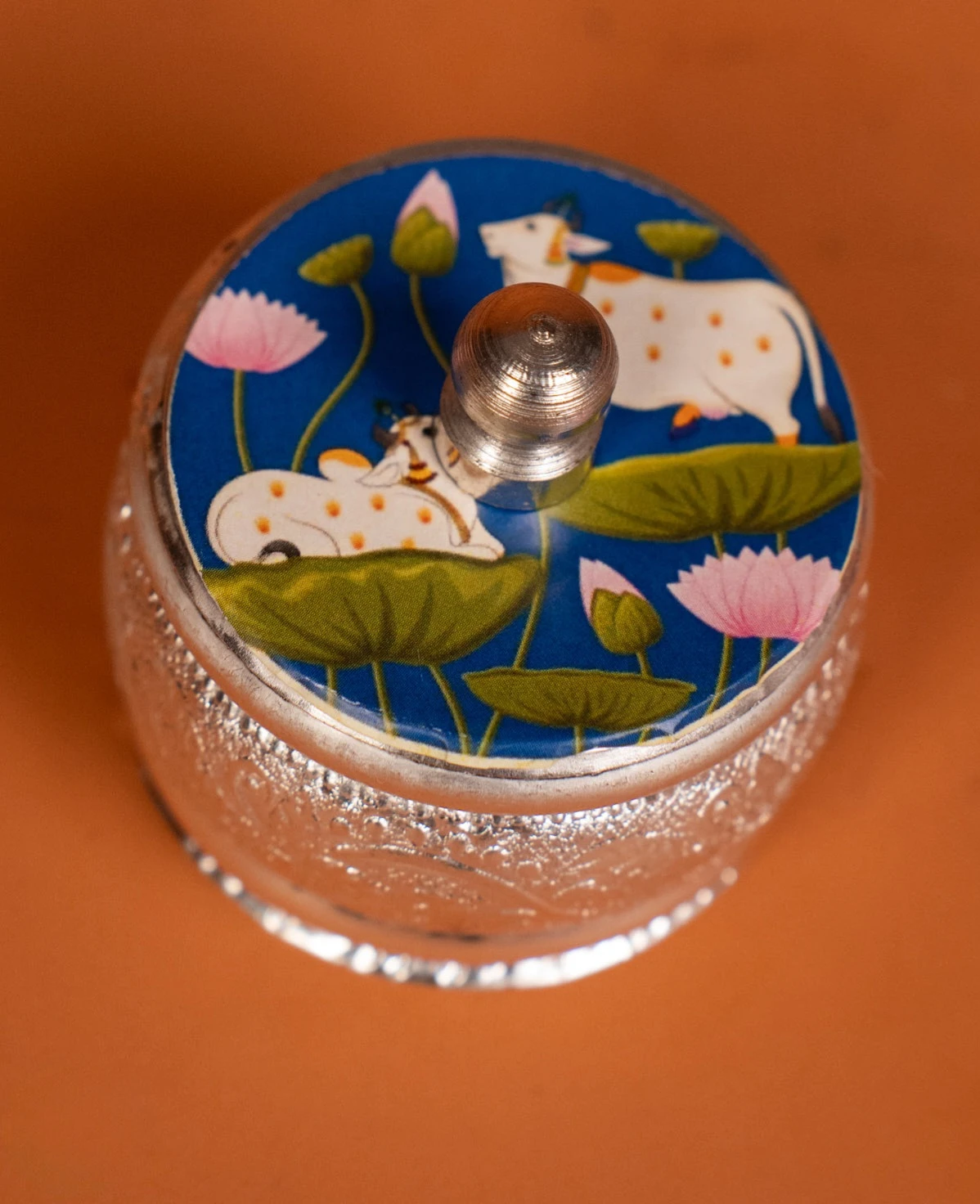 Pichwai printed Kumkum Bharani - 1